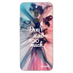 Átlátszó szilikon tok az alábbi mobiltelefonokra Xiaomi Redmi 8 - Don't think TOO much