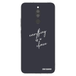 Átlátszó szilikon tok az alábbi mobiltelefonokra Xiaomi Redmi 8 - Everything is a choice