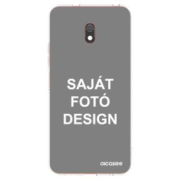 Átlátszó szilikon tok az alábbi mobiltelefonokra Xiaomi Redmi 8A - Saját fotó/motívum