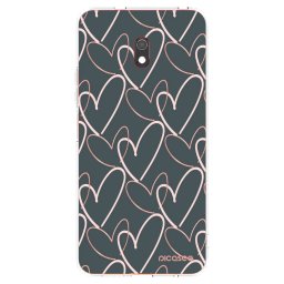 Átlátszó szilikon tok az alábbi mobiltelefonokra Xiaomi Redmi 8A - Lots of love