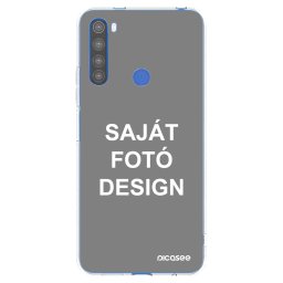 Átlátszó szilikon tok az alábbi mobiltelefonokra Xiaomi Redmi Note 8T - Saját fotó/motívum