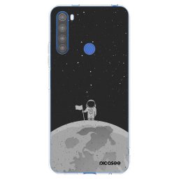 Átlátszó szilikon tok az alábbi mobiltelefonokra Xiaomi Redmi Note 8T - Astronaut