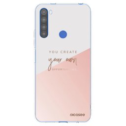 Átlátszó szilikon tok az alábbi mobiltelefonokra Xiaomi Redmi Note 8T - You create your own opportunities