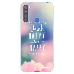 Átlátszó szilikon tok az alábbi mobiltelefonokra Xiaomi Redmi Note 8T - Think happy be happy