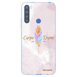 Átlátszó szilikon tok az alábbi mobiltelefonokra Xiaomi Redmi Note 8T - Carpe Diem