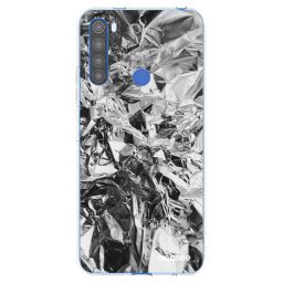 Átlátszó szilikon tok az alábbi mobiltelefonokra Xiaomi Redmi Note 8T - Chrome
