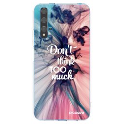 Átlátszó szilikon tok az alábbi mobiltelefonokra Huawei Nova 5T - Don't think TOO much