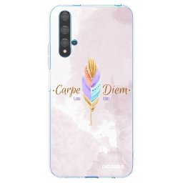 Átlátszó szilikon tok az alábbi mobiltelefonokra Huawei Nova 5T - Carpe Diem