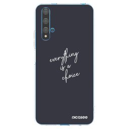 Átlátszó szilikon tok az alábbi mobiltelefonokra Huawei Nova 5T - Everything is a choice