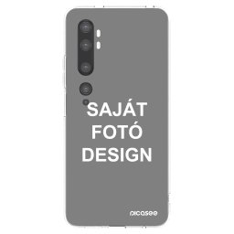 Átlátszó szilikon tok az alábbi mobiltelefonokra Xiaomi Mi Note 10 (Pro) - Saját fotó/motívum