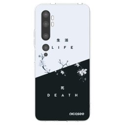 Átlátszó szilikon tok az alábbi mobiltelefonokra Xiaomi Mi Note 10 (Pro) - Life - Death
