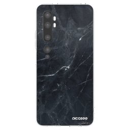 Átlátszó szilikon tok az alábbi mobiltelefonokra Xiaomi Mi Note 10 (Pro) - Black marble