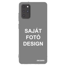 Átlátszó szilikon tok az alábbi mobiltelefonokra Samsung Galaxy S20+ G985F - Saját fotó/motívum