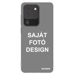 Átlátszó szilikon tok az alábbi mobiltelefonokra Samsung Galaxy S20 Ultra 5G G988F - Saját fotó/motívum