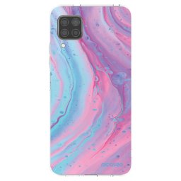 Átlátszó szilikon tok az alábbi mobiltelefonokra Huawei P40 Lite - Pink liquid