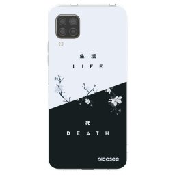 Átlátszó szilikon tok az alábbi mobiltelefonokra Huawei P40 Lite - Life - Death