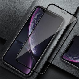 3x 3D üvegfólia kerettel az alábbi mobiltelefonokra Apple iPhone 11 - fekete - 2+1 ingyen