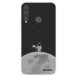 Átlátszó szilikon tok az alábbi mobiltelefonokra Huawei P40 Lite E - Astronaut