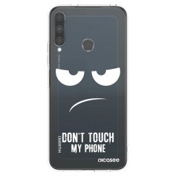 Átlátszó szilikon tok az alábbi mobiltelefonokra Huawei P40 Lite E - Don't Touch My Phone