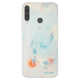 Átlátszó szilikon tok az alábbi mobiltelefonokra Huawei P40 Lite E - Splash