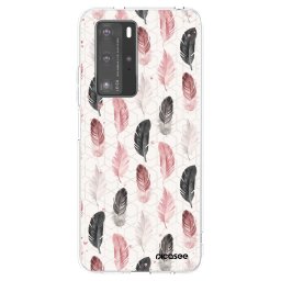 Átlátszó szilikon tok az alábbi mobiltelefonokra Huawei P40 Pro - Feather 2