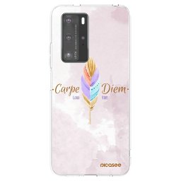 Átlátszó szilikon tok az alábbi mobiltelefonokra Huawei P40 Pro - Carpe Diem