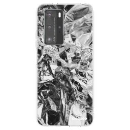 Átlátszó szilikon tok az alábbi mobiltelefonokra Huawei P40 Pro - Chrome