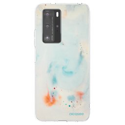 Átlátszó szilikon tok az alábbi mobiltelefonokra Huawei P40 Pro - Splash