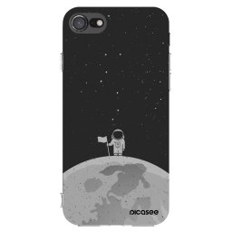Átlátszó szilikon tok az alábbi mobiltelefonokra Apple iPhone SE 2020 - Astronaut