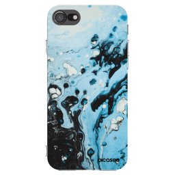 Átlátszó szilikon tok az alábbi mobiltelefonokra Apple iPhone SE 2020 - Organic blue