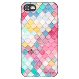Fekete szilikon tok az alábbi mobiltelefonokra Apple iPhone SE 2020 - Colorful roof