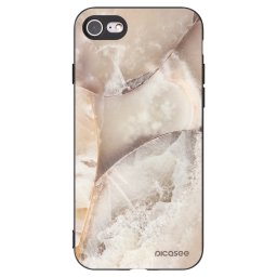 Fekete szilikon tok az alábbi mobiltelefonokra Apple iPhone SE 2020 - Cream marble