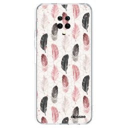Átlátszó szilikon tok az alábbi mobiltelefonokra Xiaomi Redmi Note 9 Pro - Feather 2