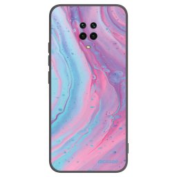 Fekete szilikon tok az alábbi mobiltelefonokra Xiaomi Redmi Note 9 Pro - Pink liquid