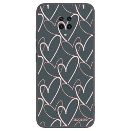 Fekete szilikon tok az alábbi mobiltelefonokra Xiaomi Redmi Note 9 Pro - Lots of love
