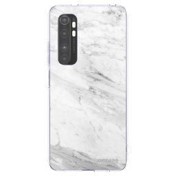 Átlátszó szilikon tok az alábbi mobiltelefonokra Xiaomi Mi Note 10 Lite - White marble