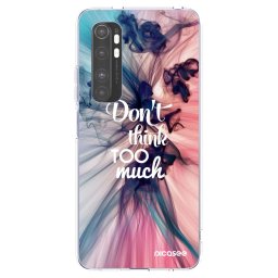 Átlátszó szilikon tok az alábbi mobiltelefonokra Xiaomi Mi Note 10 Lite - Don't think TOO much
