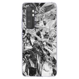 Átlátszó szilikon tok az alábbi mobiltelefonokra Xiaomi Mi Note 10 Lite - Chrome