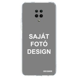 Átlátszó szilikon tok az alábbi mobiltelefonokra Xiaomi Redmi Note 9S - Saját fotó/motívum