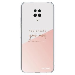 Átlátszó szilikon tok az alábbi mobiltelefonokra Xiaomi Redmi Note 9S - You create your own opportunities