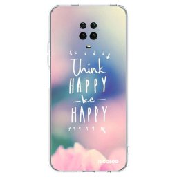Átlátszó szilikon tok az alábbi mobiltelefonokra Xiaomi Redmi Note 9S - Think happy be happy