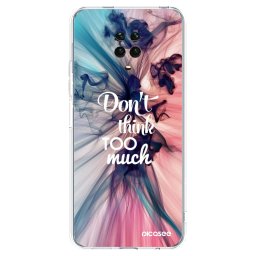 Átlátszó szilikon tok az alábbi mobiltelefonokra Xiaomi Redmi Note 9S - Don't think TOO much