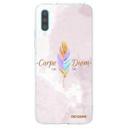 Átlátszó szilikon tok az alábbi mobiltelefonokra Samsung Galaxy A30s A307F - Carpe Diem