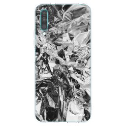 Átlátszó szilikon tok az alábbi mobiltelefonokra Samsung Galaxy A30s A307F - Chrome