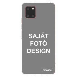 Átlátszó szilikon tok az alábbi mobiltelefonokra Samsung Galaxy Note 10 Lite N770F - Saját fotó/motívum