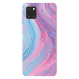 Átlátszó szilikon tok az alábbi mobiltelefonokra Samsung Galaxy Note 10 Lite N770F - Pink liquid