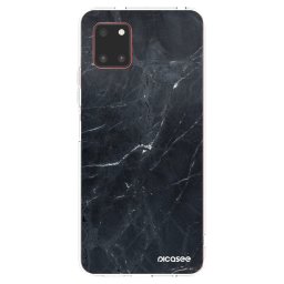 Átlátszó szilikon tok az alábbi mobiltelefonokra Samsung Galaxy Note 10 Lite N770F - Black marble