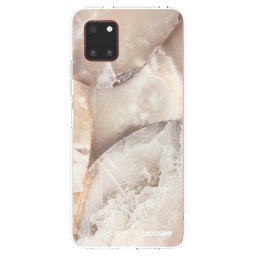 Átlátszó szilikon tok az alábbi mobiltelefonokra Samsung Galaxy Note 10 Lite N770F - Cream marble