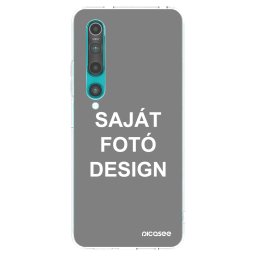 Átlátszó szilikon tok az alábbi mobiltelefonokra Xiaomi Mi 10 - Saját fotó/motívum