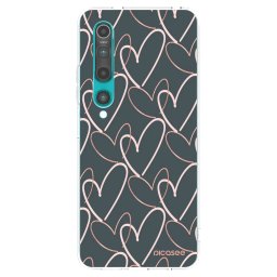 Átlátszó szilikon tok az alábbi mobiltelefonokra Xiaomi Mi 10 - Lots of love